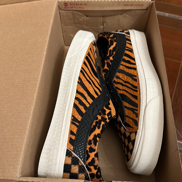 Vans Bold NI Sp 'Mixed Media' Animal Print Leather New vault premium - Picture 9 of 9